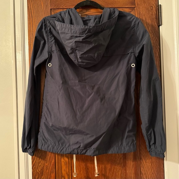 Jack Wills University Outfitters Rain Jacket Navy Blue US Size 2 UK Size 6 - Picture 2 of 7